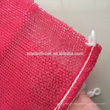 высокопроизводительная и недорогая пластиковая сетка мешок для лука с кулиской